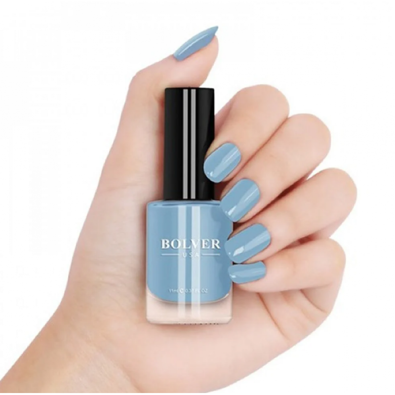 مناكير أزرق سماوي بارد بولفير - bolver لامع - 615
