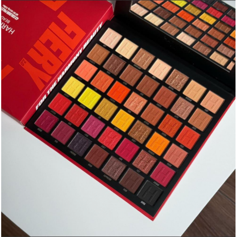 هارموني بيوتي مجموعة ظلال العيون 42 لون , FIERY