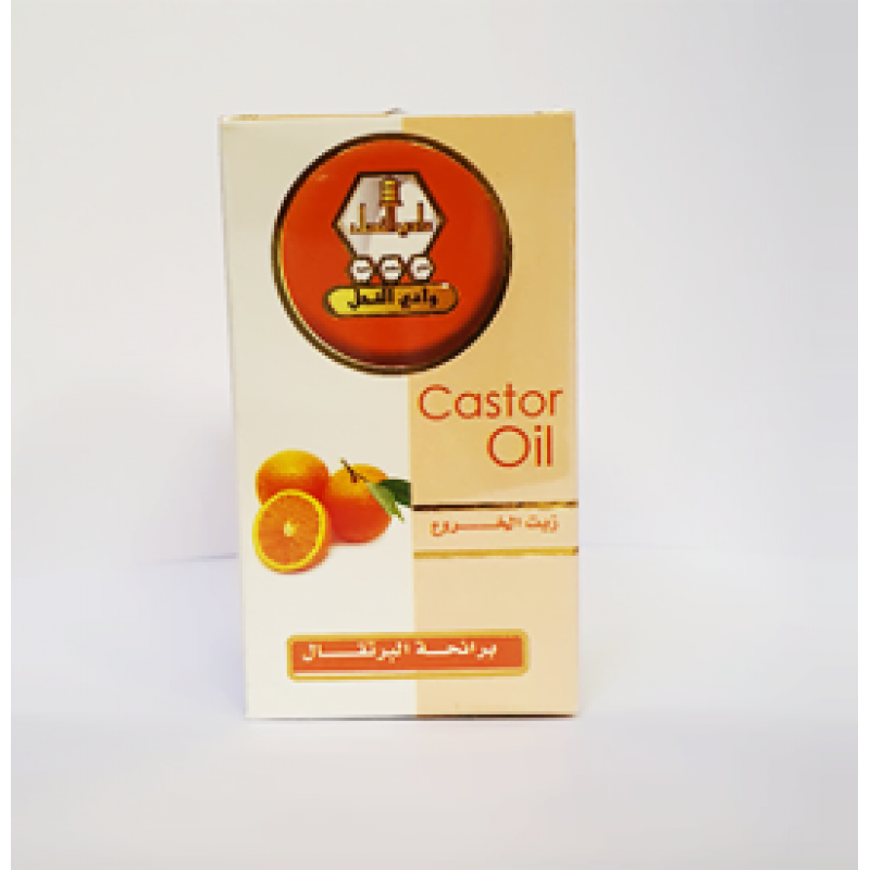 وادي النحل زيت الخروع بالبرتقال 60 مل