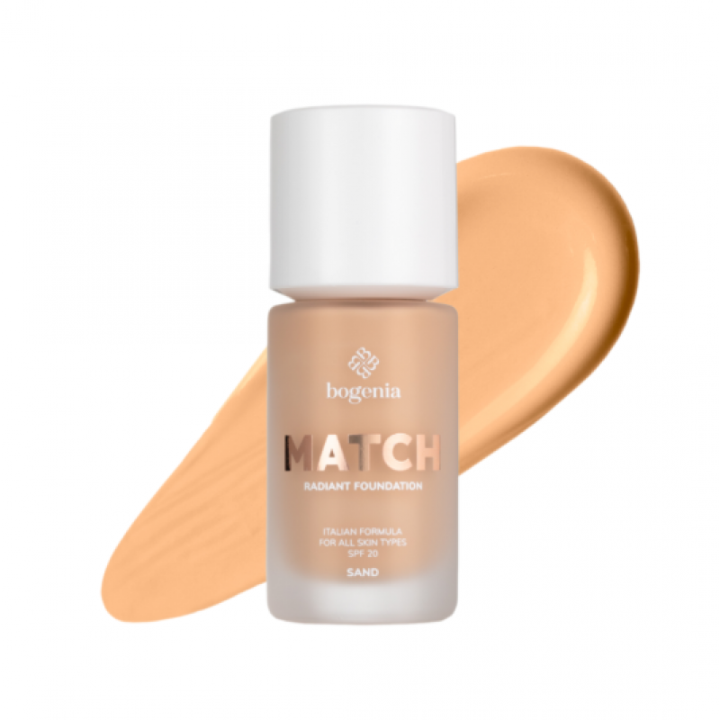 كريم الاساس ماتش اللامع المرطب بالكولاجين ساند من بوغينيا BG609.004 كريم الاساس ماتش اللامع المرطب بالكولاجين ساند من بوغينيا BG609.004