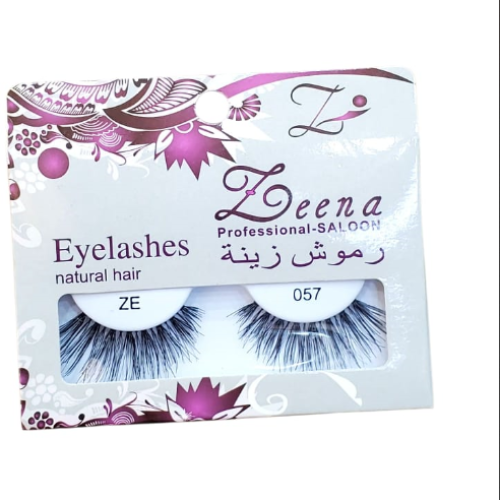 Zina eyelashes: 57