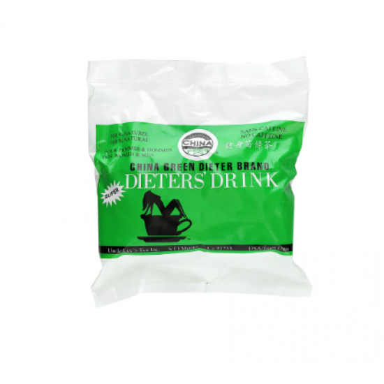 Uncle Le's Tea, a 100% natural herbal drink for dieters, caffeine-free Chinese green tea.