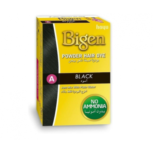 Bigen Powder Hair Dye Black A, 6g