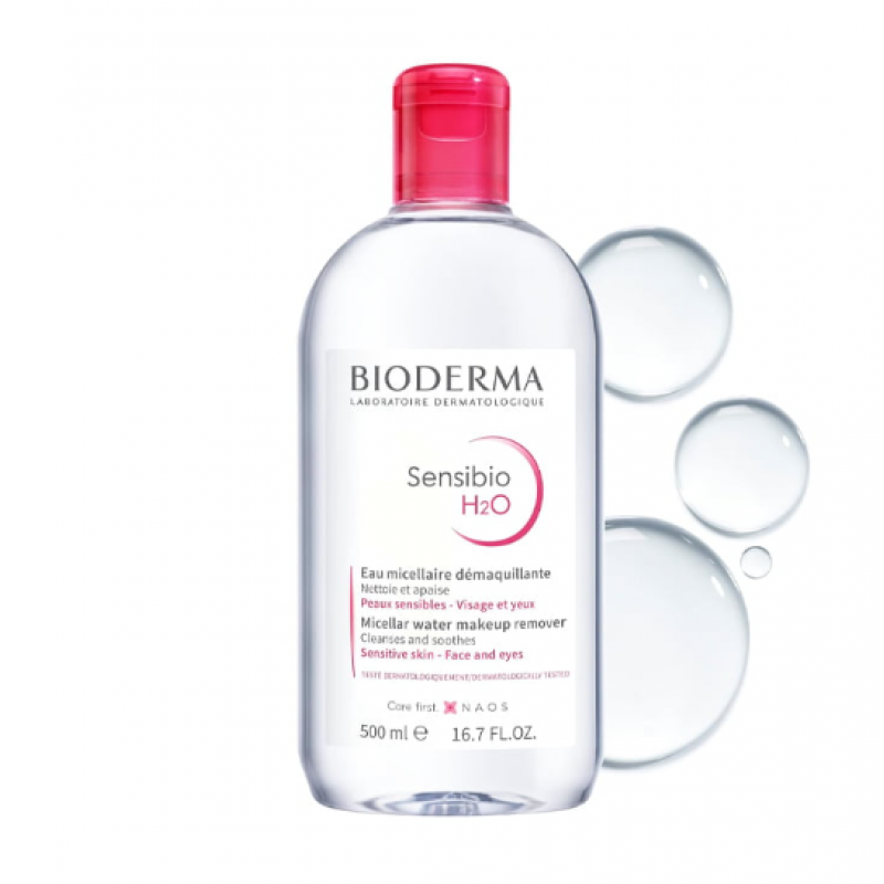 بيوديرما ماء ميسيلار سينسيبيو H2O لازالة المكياج للبشرة الحساسة 500 مل