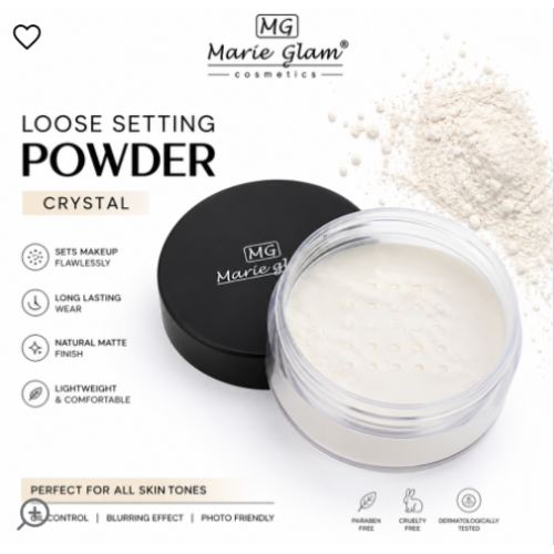 Mary Glam Loose Powder – Translucent