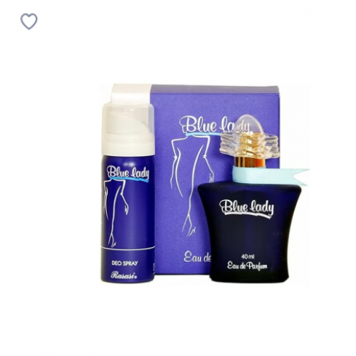 عطر بلو ليدي EDP مع بخاخ مزيل عرق مجاناً 40, 50ملي 