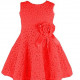 Luxury Kids Wedding Party Mini Dress - White & Red Edition
