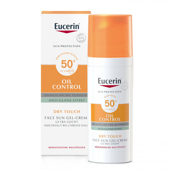 يوسيرين واقي شمس جل-كريم للبشرة الدهنية SPF 50+ (تحكم في اللمعان)