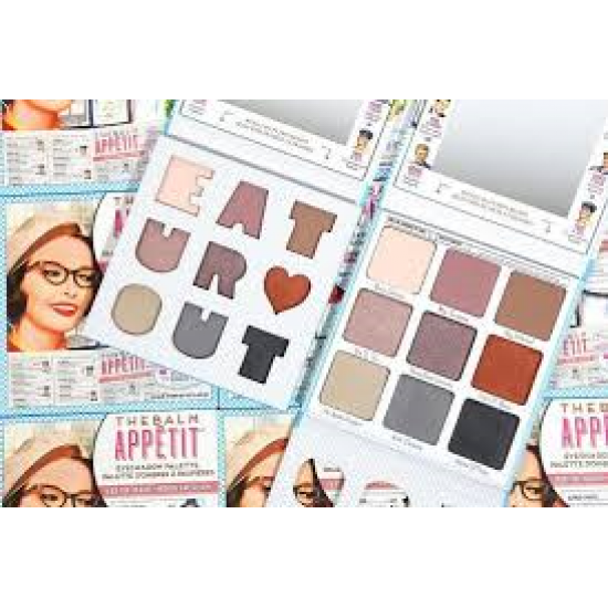 theBalm Appetit Eyeshadow Palette - 9 High-Pigment Shades