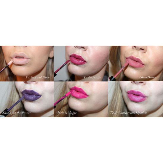 Sephora + Jem and The Holograms Truly Outrageous Liquid Lipstick Set - Limited Edition