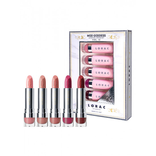 LORAC Mod Goddess Alter Ego Lipstick Set - Volume 2 (5 Satin Shades)