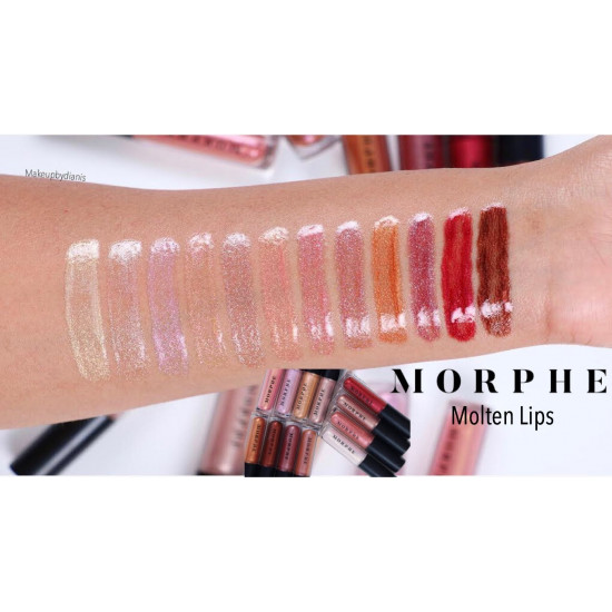 Morphe Molten Magic 12-Piece Lip Gloss Collection - Limited Edition