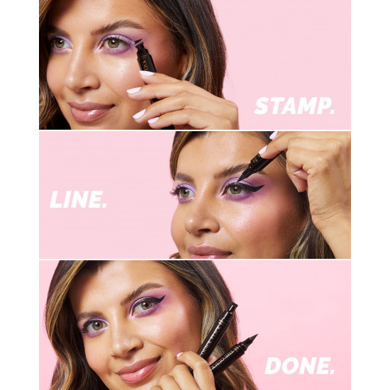 The Quick Flick Winged Eyeliner Stamp - Intense Black (Stamp & Line Duo) The Quick Flick Winged Eyeliner Stamp - Intense Black (Stamp & Line Duo)