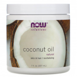 NOW Solutions Natural Coconut Oil - Skin & Hair Revitalizer (207ml)