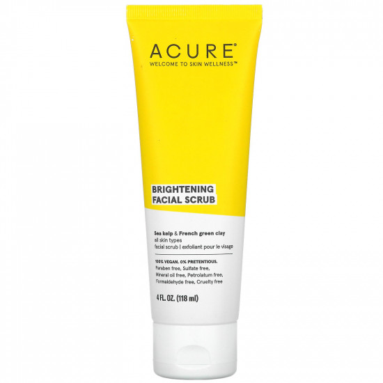 Acure Brightening Facial Scrub (118ml)