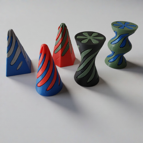 Kinetic Spiral Cone Bundle