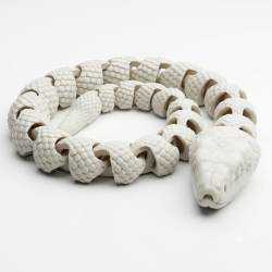 Articulated Flexi Snake - 3D Printed Fidget Toy