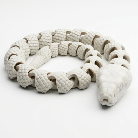 Articulated Flexi Snake - 3D Printed Fidget Toy