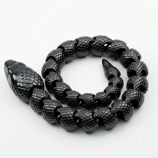 Articulated Flexi Snake - 3D Printed Fidget Toy