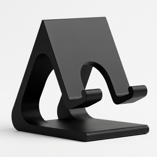 Modern Desktop Phone Stand - Ergonomic Holder with Charging Slot