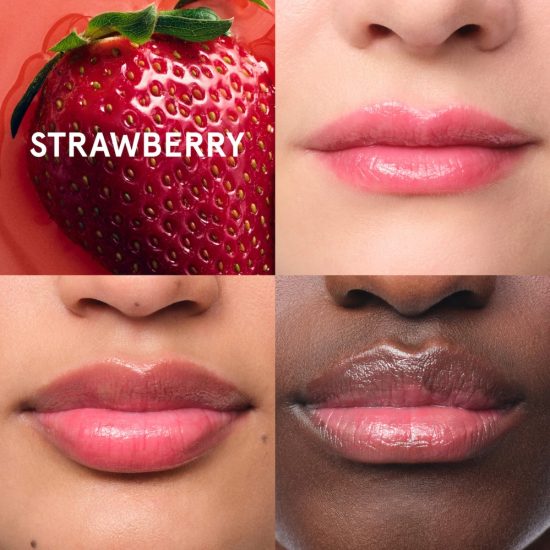 مرطب شفايف جلوسير فراولة (Balm Dotcom Strawberry) - لون أحمر توتي شفاف