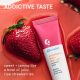 مرطب شفايف جلوسير فراولة (Balm Dotcom Strawberry) - لون أحمر توتي شفاف