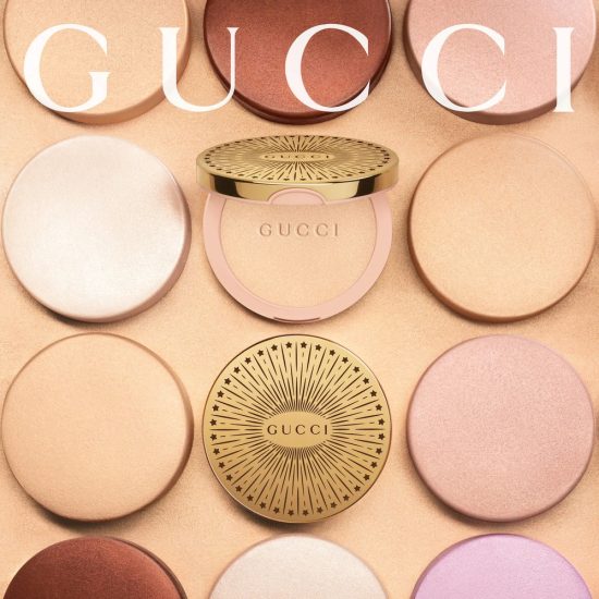 Gucci Glow Highlighter in Sunrise Gold - Multi-Use Gel-Powder Powder