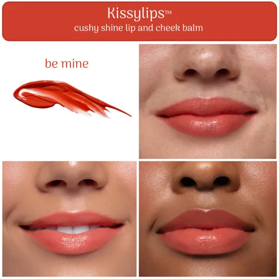 بلسم الشفاه والخدود اللامع والمرطب فيل بيوتي (Kissylips™ Balm) - درجة بي ماين خوخي دافئ