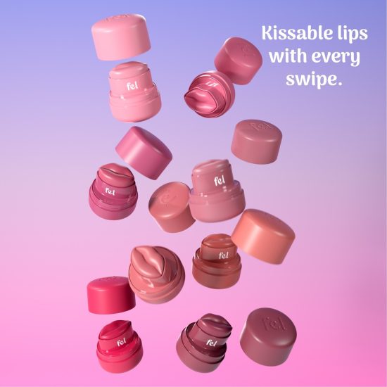 Fel Beauty Kissylips™ Balm in I'm Yours (Rose Nude) - Hydrating Lip & Cheek Tint