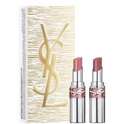 YSL Loveshine Lipstick Duo Set - Medium Coverage & Nourishing Shine