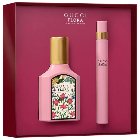 GUCCI Mini Flora Gorgeous Gardenia Eau de Parfum Duo Set (30ml + 10ml) - 100% Authentic