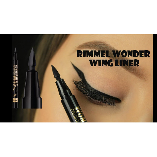 Rimmel London Wonder Wing Liquid Eyeliner - Intense Black