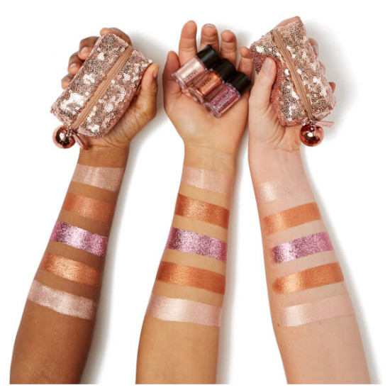 M.A.C Cosmetics Pink Pigment & Glitter Kit - Limited Edition Rose Gold Bag