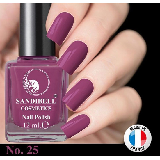 Sandibell Nail Polish - Shade 25 (Full Coverage & High Shine)