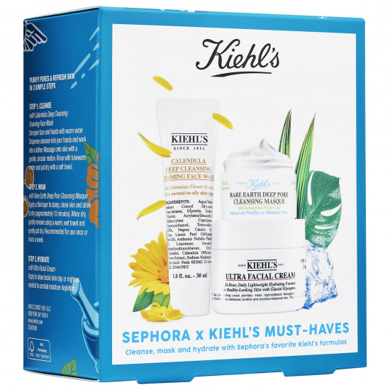 Sephora & Kiehl’s Must-Have Skincare Set - Essential Trio