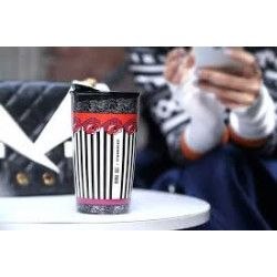 Anna Sui Signature Ceramic Thermal Mug - Limited Edition Exclusive Anna Sui Signature Ceramic Thermal Mug - Limited Edition Exclusive