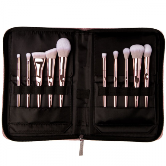 Wet n Wild Pro Brush Line - 10 Piece Makeup Brush Set with Case