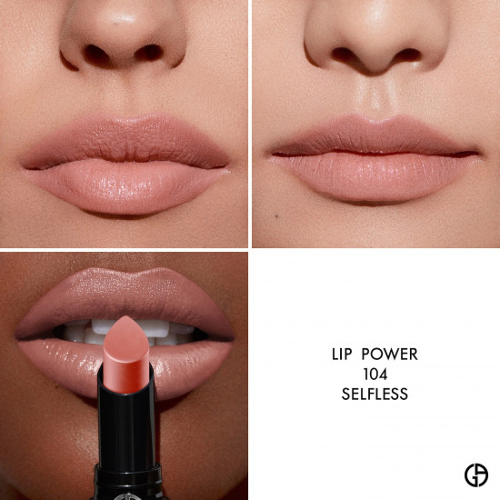 Giorgio Armani Lip Power Long-Lasting Satin Lipstick Duo Set
