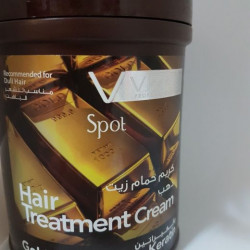 كريم حمام زيت بالذهب لإحياء وتقوية الشعر الباهت