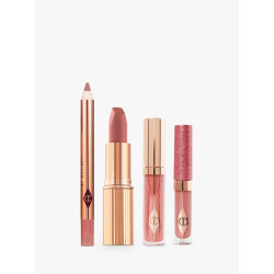 Charlotte Tilbury Pillow Talk Lip Secrets Set (4-Piece Collection)