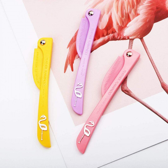 Feather Flamingo Eyebrow Touch-up Razors (Set of 3)