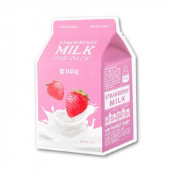 A'PIEU Strawberry Milk One Pack (Brightening & Soothing)