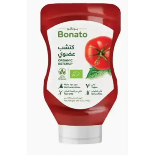 Bonato Organic Ketchup 490g Nature's Land