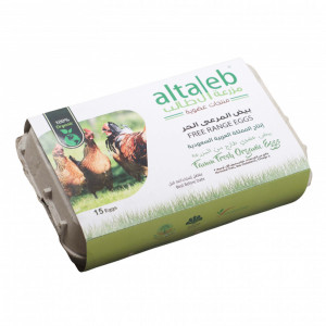 Free range organic eggs 6 pieces - Al Taleb farm
