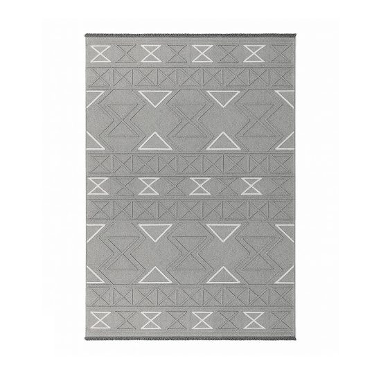 سجادة تركي تصميم عصري 250×350سم - رمادي هندسي سجادة تركي تصميم عصري 250×350سم - رمادي هندسي