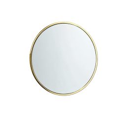 مرآة حائط دائرية إطار معدن 40×60 سم - ذهبي مرآة حائط دائرية إطار معدن 40×60 سم - ذهبي