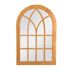 مرآة حائط نافذة مقوسة اطار بلاستيك ذهبي مرآة حائط نافذة مقوسة اطار بلاستيك ذهبي