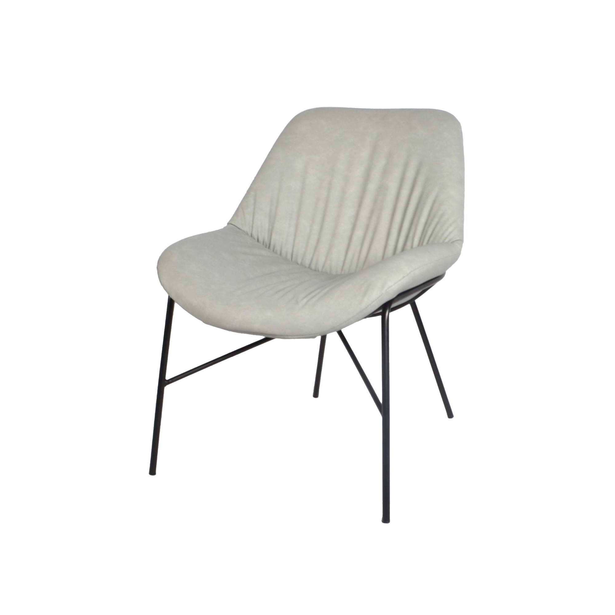 كرسي جلد رمادي كرسي جلد رمادي