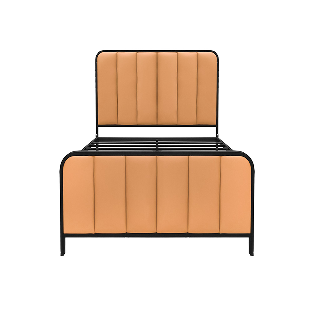 سرير معدن منجد 120*200 سم سرير معدن منجد 120*200 سم