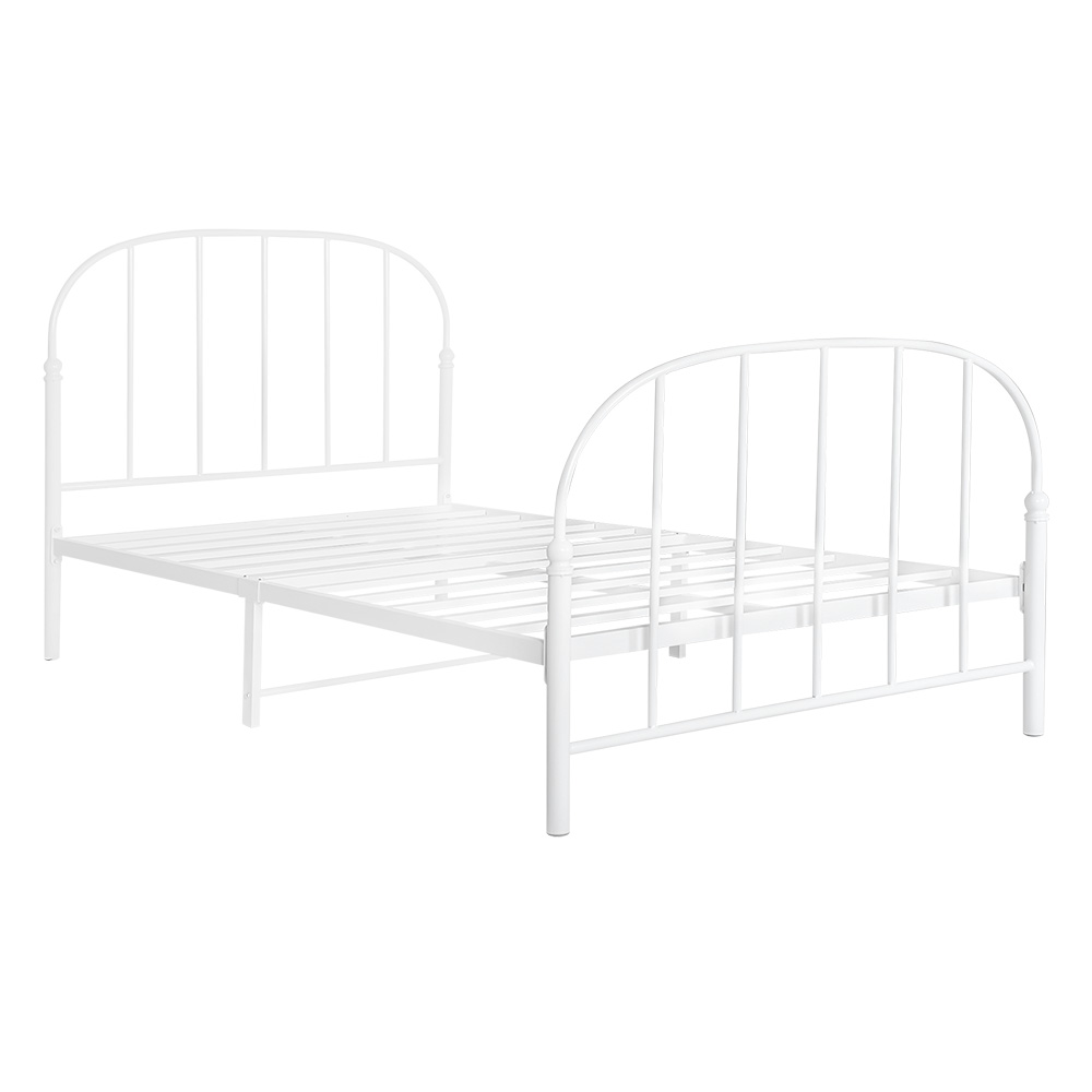 سرير معدن ابيض 120*200 سم سرير معدن ابيض 120*200 سم